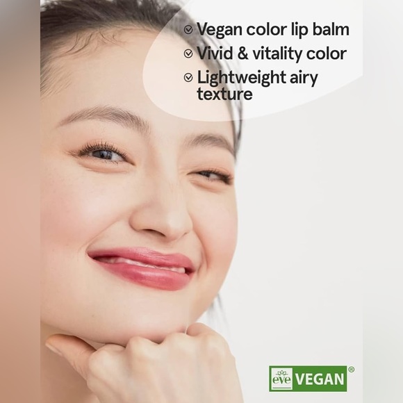 ATHÉ Authentic Airy Lip Balm 04 CHILLI, Korean Vegan Color Lip Blam - Picture 3 of 9